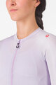 CASTELLI Cycling summer long sleeve jersey - ESPRESSO - purple