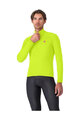 CASTELLI Cycling thermal jacket - COMPETIZIONE - green/yellow
