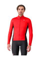 CASTELLI Cycling thermal jacket - ENTRATA 2 - red
