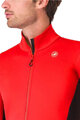 CASTELLI Cycling thermal jacket - ENTRATA 2 - red