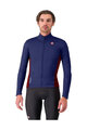 CASTELLI Cycling thermal jacket - ENTRATA 2 - blue