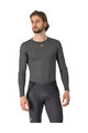 CASTELLI Cycling long sleeve t-shirt - MEDIO BASE LAYER LS - grey