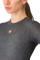 CASTELLI Cycling long sleeve t-shirt - MEDIO BASE LAYER W - grey
