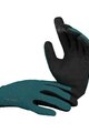 IXS Cycling long-finger gloves - CARVE - turquoise