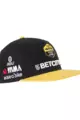 AGU Cycling hat - PODIUM VISMA | LEASE A BIKE 2024 - yellow/black