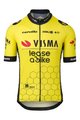 AGU Cycling short sleeve jersey - REPLICA VISMA | LEASE A BIKE 2024 - yellow/black