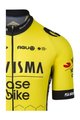 AGU Cycling short sleeve jersey - REPLICA VISMA | LEASE A BIKE 2024 - yellow/black