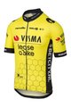 AGU Cycling short sleeve jersey - REPLICA VISMA | LEASE A BIKE 2024 - yellow/black