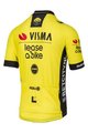 AGU Cycling short sleeve jersey - REPLICA VISMA | LEASE A BIKE 2024 - yellow/black