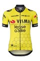 AGU Cycling short sleeve jersey - REPLICA VISMA | LEASE A BIKE W 2024 - yellow/black