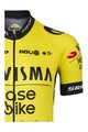 AGU Cycling short sleeve jersey - REPLICA VISMA | LEASE A BIKE W 2024 - yellow/black