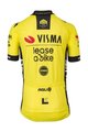 AGU Cycling short sleeve jersey - REPLICA VISMA | LEASE A BIKE K 2024 - yellow/black