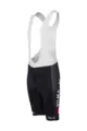 AGU Cycling bib shorts - REPLICA VISMA | LEASE A BIKE K 2024 - black/white