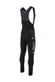 AGU Cycling long bib trousers - REPLICA VISMA | LEASE A BIKE 2024 - black