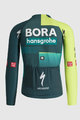 SPORTFUL Cycling winter long sleeve jersey - BORA 2024 - green/light green