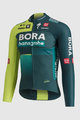SPORTFUL Cycling winter long sleeve jersey - BORA 2024 - green/light green