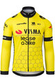 RAPIDGEAR Cycling summer long sleeve jersey - REPLICA VISMA 2025 - yellow