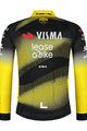 RAPIDGEAR Cycling summer long sleeve jersey - VISMA TDF25 REPLICA JERSEY - yellow/black