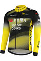 RAPIDGEAR Cycling summer long sleeve jersey - VISMA TDF25 REPLICA JERSEY - yellow/black