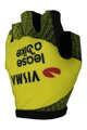 RAPIDGEAR Cycling fingerless gloves - VISMA TDF25 REPLICA GLOVES - yellow/black