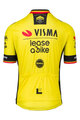 RAPIDGEAR Cycling short sleeve jersey - TEAM VISMA BELGIUM CHAMPION 2025 - yellow