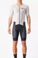 CASTELLI Cycling skinsuit - SANREMO 2 - white/black