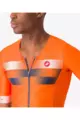 CASTELLI Cycling skinsuit - SANREMO 2 - orange/blue/white