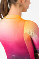 CASTELLI Cycling skinsuit - FREE SANREMO 3 - pink/bordeaux