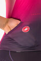 CASTELLI Cycling skinsuit - FREE SANREMO 3 - pink/bordeaux