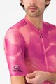 CASTELLI Cycling short sleeve jersey - GIRO ESPRESSO - pink