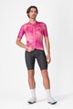 CASTELLI Cycling short sleeve jersey - GIRO ESPRESSO - pink