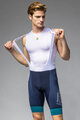 ALÉ Cycling bib shorts - BAHRAIN VICTORIOUS 2024 - blue/white