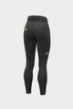ALÉ Cycling long trousers withot bib - PR-R MILD TIGHTS - black/pink