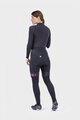 ALÉ Cycling long trousers withot bib - PR-R MILD TIGHTS - black/pink