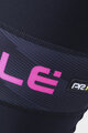 ALÉ Cycling long trousers withot bib - PR-R MILD TIGHTS - black/pink