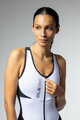 ALÉ Cycling skinsuit - PRAGMA COLOR BLOCK W - white