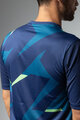ALÉ Cycling short sleeve jersey - OFF ROAD OMEGA - blue