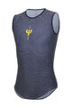 SANTINI Cycling sleeve less t-shirt - TDF MAILLOT JAUNE - blue