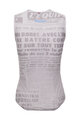 SANTINI Cycling sleeve less t-shirt - TDF MAILLOT JAUNE - M. VENTOUX - grey