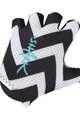 Q36.5 Cycling fingerless gloves - NIBALI SHARK - white/black