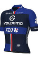 ALÉ Cycling short sleeve jersey - GROUPAMA FDJ 2025 - blue
