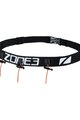 ZONE3 belt - RACEBELT-GEL LOOPS  - black/white