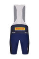 SANTINI Cycling bib shorts - TREK FACTORY RACING 2025 - blue