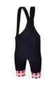SANTINI Cycling bib shorts - TOUR DE FRANCE - BIB SHORTS - black