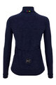 SANTINI Cycling winter long sleeve jersey - UCI OFFICIAL W - blue