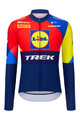 SANTINI Cycling winter long sleeve jersey - LIDL TREK 2025 - multicolour