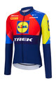 SANTINI Cycling winter long sleeve jersey - LIDL TREK 2025 - multicolour