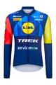 SANTINI Cycling summer long sleeve jersey - LIDL TREK - LONG-SLEEVE JERSEY