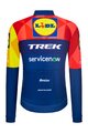 SANTINI Cycling summer long sleeve jersey - LIDL TREK - LONG-SLEEVE JERSEY
