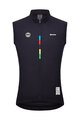 SANTINI Cycling gilet - UCI WORLD CHAMPION - black